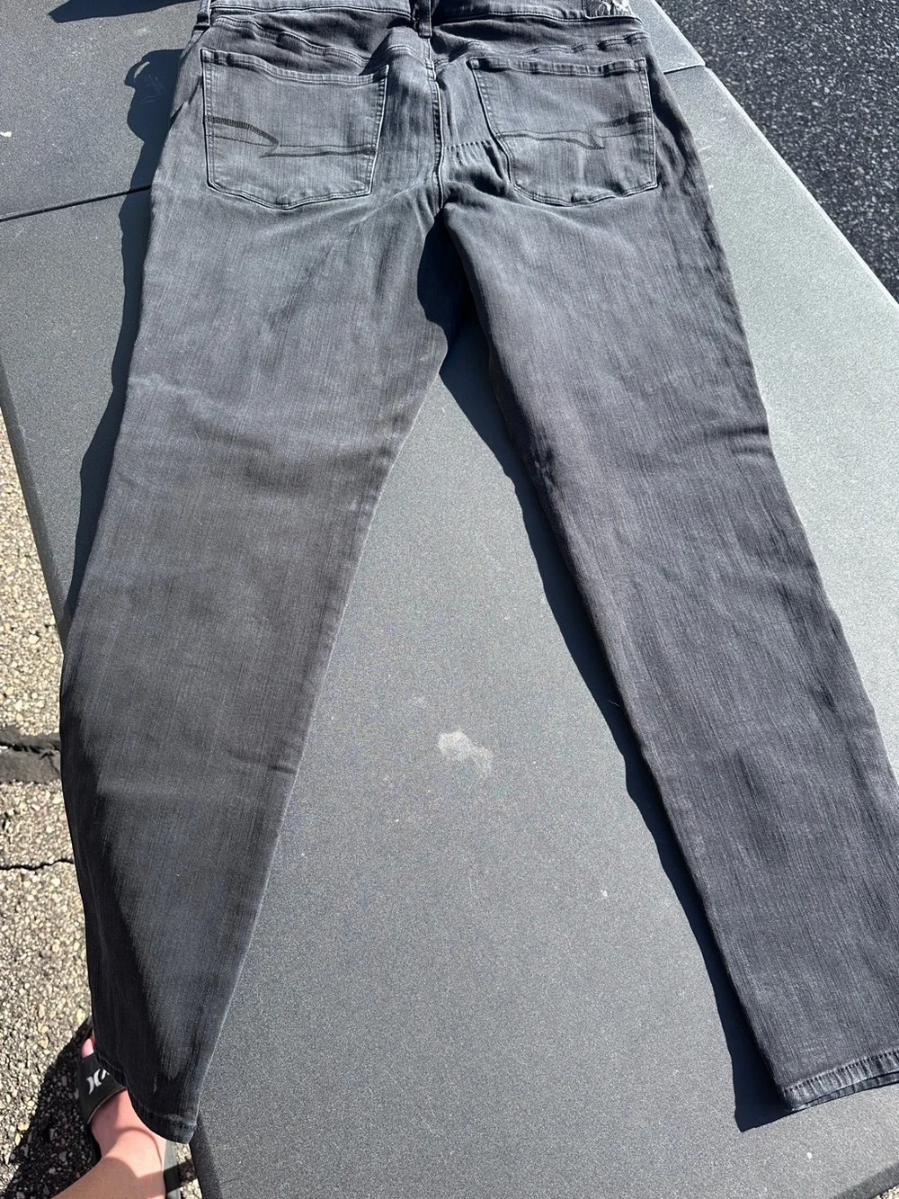 American Eagle Outfitters Black Super Stretch Jeans - Picture 2 of 4